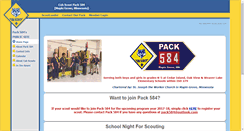 Desktop Screenshot of pack584.org